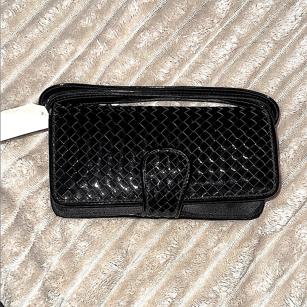 Vintage Sophisticated Milor Black Quilted Clutch/Wallet